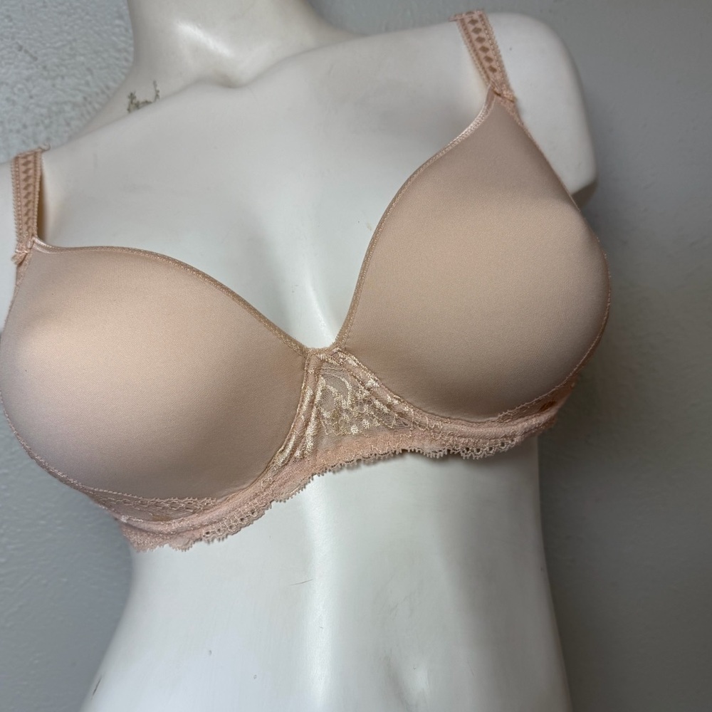 Simone Perele Promesse 3D Spacer Foam Plunge w/ Racerback Molded T-Shirt Bra 32B